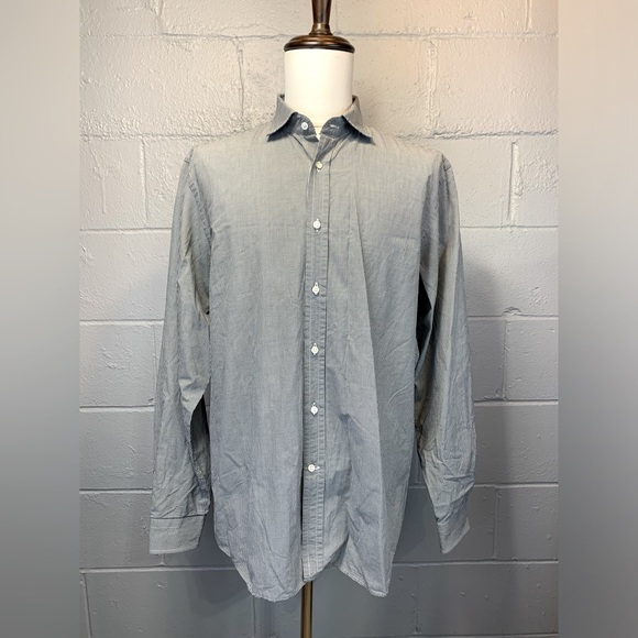 Ralph Lauren Other - Ralph Lauren Men's‎ Black White Check Button Down Dress Shirt Size 17 / Large